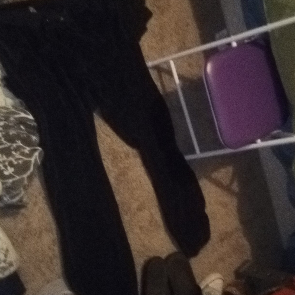 Dark navy blue yoga pants